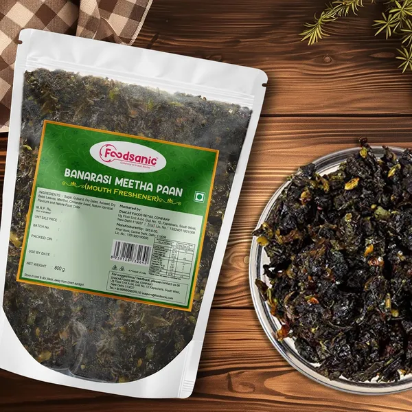Foodsanic_Banarasi_Meetha_Paan_800G_|_Classic_Sweet_Paan_Mix_With_Gulkand,_Dry_Dates_&_Betel_Leaf_|_Flavorful_After-Meal_Mouth_Freshener