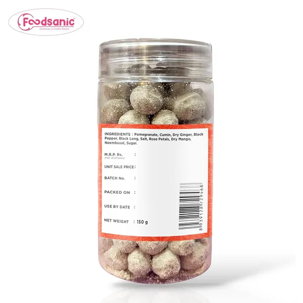 Foodsanic_Anardana_Goli_|_Pomegranate_Flavoured_Digestive_Candy_|_Sweet_Tangy_Chatpati_Taste_Profile_|_Traditional_Indian_Goli_For_Mouth_Freshening_Moments_|_150G_Each_(Pack_Of_2)