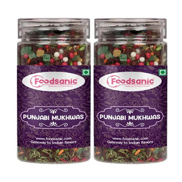 Foodsanic_Punjabi_Mukhwas_|_Traditional_Indian_Mouth_Freshener_Mix_|_Fennel_Seeds,_Herbs_&_Spices_Blend_|_Classic_Punjabi_Style_Taste_For_After_Meal_Freshening_|_150G_Each_(Pack_Of_2)
