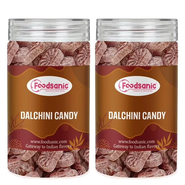 Foodsanic_Dalchini_Candy_|_Cinnamon_Flavoured_Digestive_Candy_|_Sweet_Spiced_Aroma_With_Warm_Taste_Notes_|_Indian_Mouth_Freshener_Candy_For_After_Meal_Enjoyment_|_150G_Each_(Pack_Of_2)