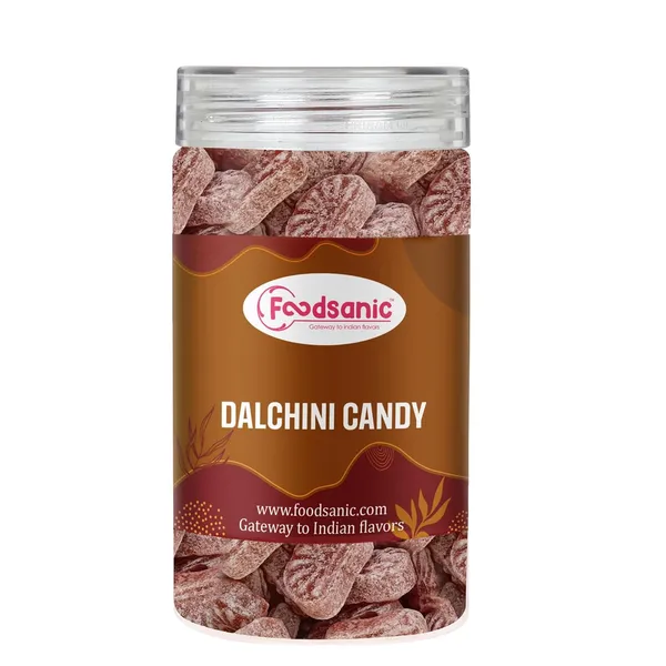Foodsanic_Dalchini_Candy_|_Cinnamon_Flavoured_Digestive_Candy_|_Sweet_Spiced_Aroma_With_Warm_Taste_Notes_|_Indian_Mouth_Freshener_Candy_For_After_Meal_Enjoyment_|_150G_Each_(Pack_Of_2)