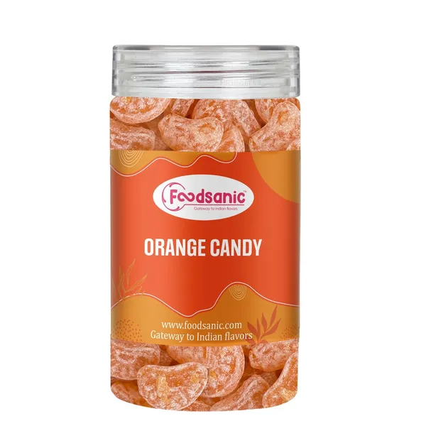 Foodsanic_Orange_Candy_With_Zesty_Citrus_Flavor_|_Hard_Candy_Texture_|Balanced_Sweet_And_Tangy_Taste_|_Suitable_For_Gifting,_Travel_Packs_And_Sharing_Occasions_|_Pack_Of_2_|_300G
