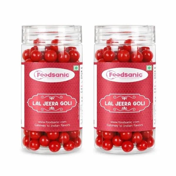 Foodsanic_Lal_Jeera_Goli_|_Red_Cumin_Flavoured_Digestive_Candy_|_Sweet_Spiced_Taste_Profile_|_Traditional_Indian_Goli_For_After_Meal_Taste_Refreshment_|_150G_Each_(Pack_Of_2)