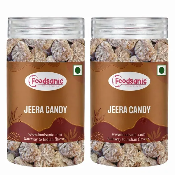 Foodsanic_Jeera_Candy_|_Cumin_Flavoured_Digestive_Candy_|_Sweet_And_Spicy_Taste_Notes_|_Indian_Style_Mouth_Freshener_Candy_For_Post_Meal_Moments_|_150G_Each_(Pack_Of_2)