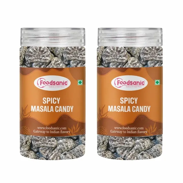 Foodsanic_Spicy_Masala_Candy_With_Desi_Spice_Blend_|_Sweet_And_Chatpata_Flavor_Profile_And_Hard_Candy_Texture_|_Suitable_For_Flavorful_Snack_Breaks_|_Pack_Of_2_|_300G