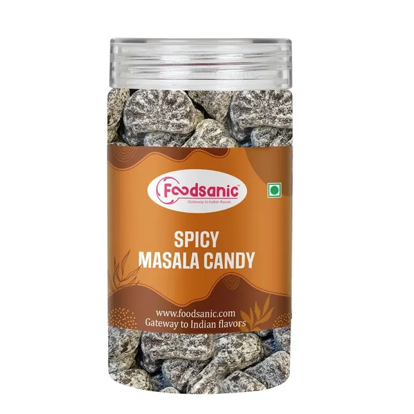 Foodsanic_Spicy_Masala_Candy_With_Desi_Spice_Blend_|_Sweet_And_Chatpata_Flavor_Profile_And_Hard_Candy_Texture_|_Suitable_For_Flavorful_Snack_Breaks_|_Pack_Of_2_|_300G