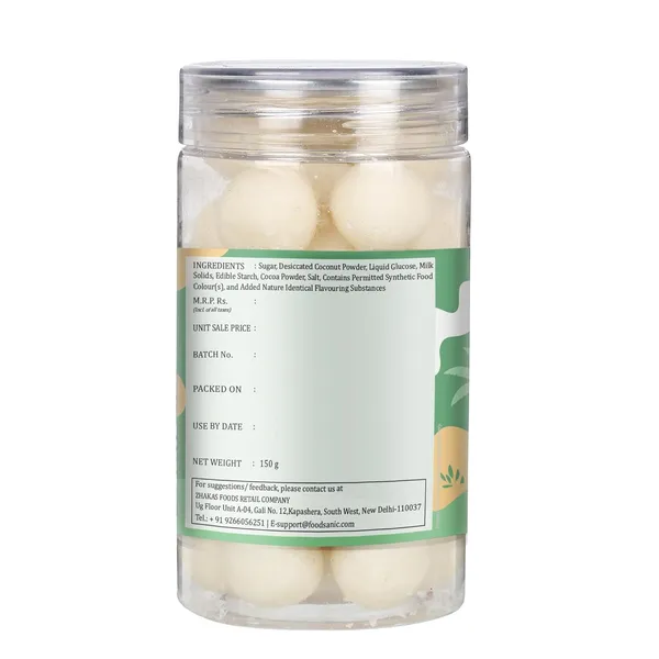Foodsanic_White_Special_Coconut_Peda_|_Traditional_Coconut_And_Milk_Based_Indian_Sweet_|_Soft_Fudge_Texture_Mithai_For_Festive_Gifting,_Puja_&_Family_Gatherings_|_150G_Each_(Pack_Of_2)