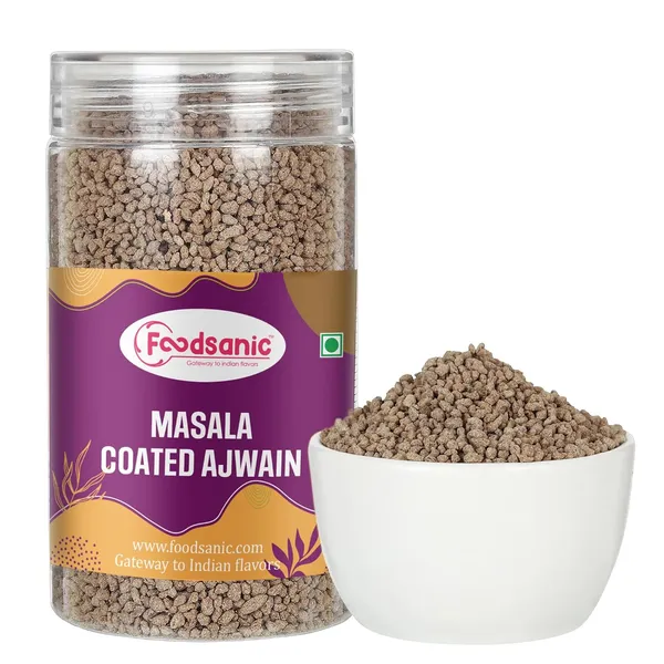 Foodsanic_Masala_Coated_Ajwain-_Chatpata_Digestive_Bites_|_Crispy_Masala_Ajwain_Taste_With_Chatpata_Twist_|_Convenient_Multi-Pack_For_Travel,_Snacking_And_Social_Gatherings_|_150G_(Pack_Of_2)