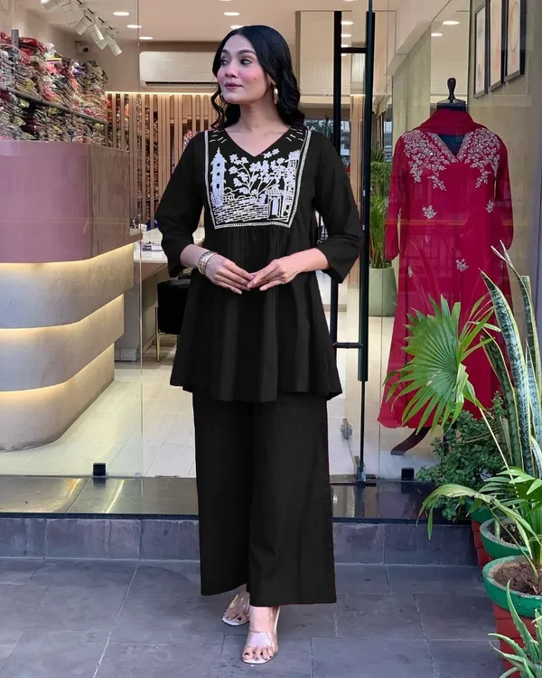 Black_Cotton_Co-Ord_Set_For_Women