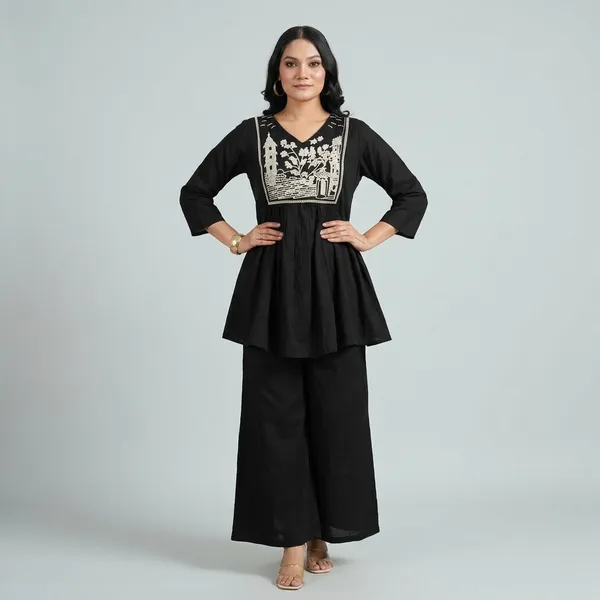 Black_Cotton_Co-Ord_Set_For_Women