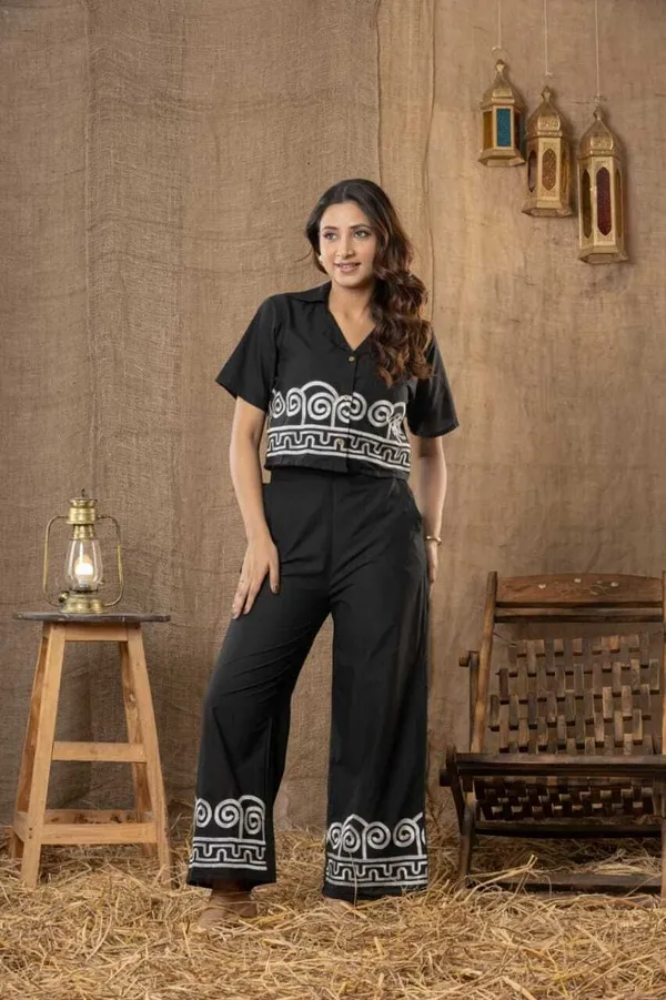 Black_Cotton_Embroidered_Shirt_Pant_Co-Ord_Set_For_Women
