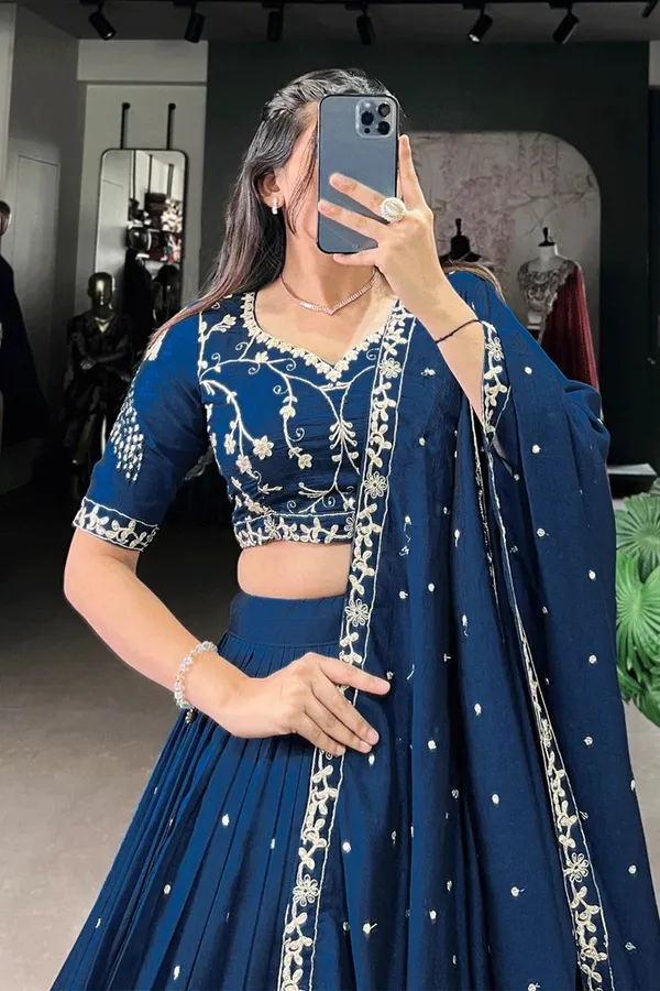 Blue_Vichitra_Silk_Premium_Lehenga_Choli_Set_For_Women