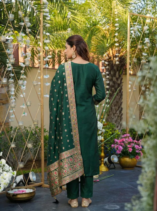 Green_Art_Silk_Premium_Kurta_Set_For_Women