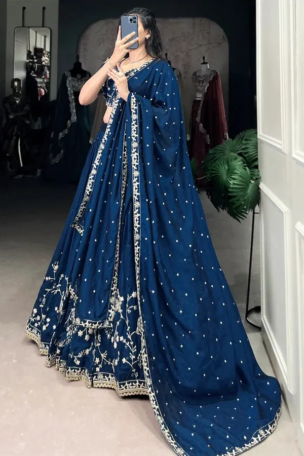 Blue_Vichitra_Silk_Premium_Lehenga_Choli_Set_For_Women
