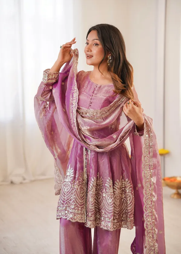 Purple_Heavy_Silk_Premium_Sharara_Suit_Set_For_Women
