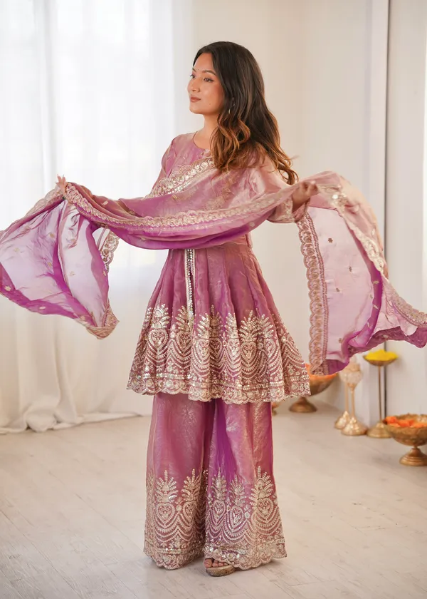Purple_Heavy_Silk_Premium_Sharara_Suit_Set_For_Women