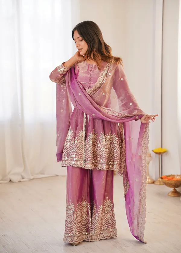 Purple_Heavy_Silk_Premium_Sharara_Suit_Set_For_Women