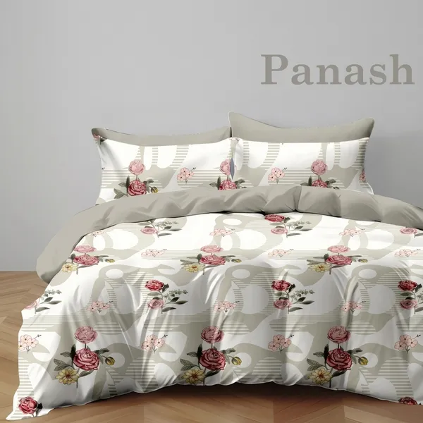 Multicolor_Cotton_Bedsheet_With_Pillow_Cover_For_Home
