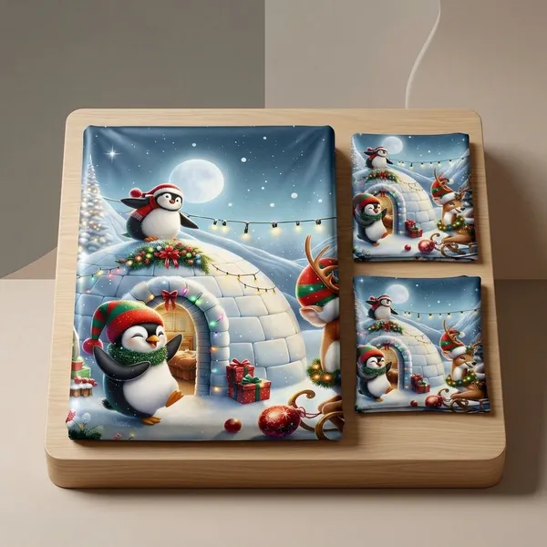 Multicolor_Glace_Cotton_Bedsheet_With_Pillow_Cover_For_Home