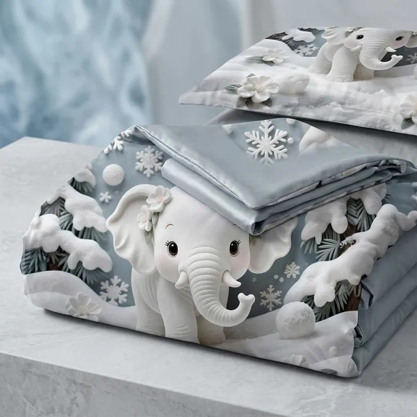 Multicolor_Glace_Cotton_Bedsheet_With_Pillow_Cover_For_Home