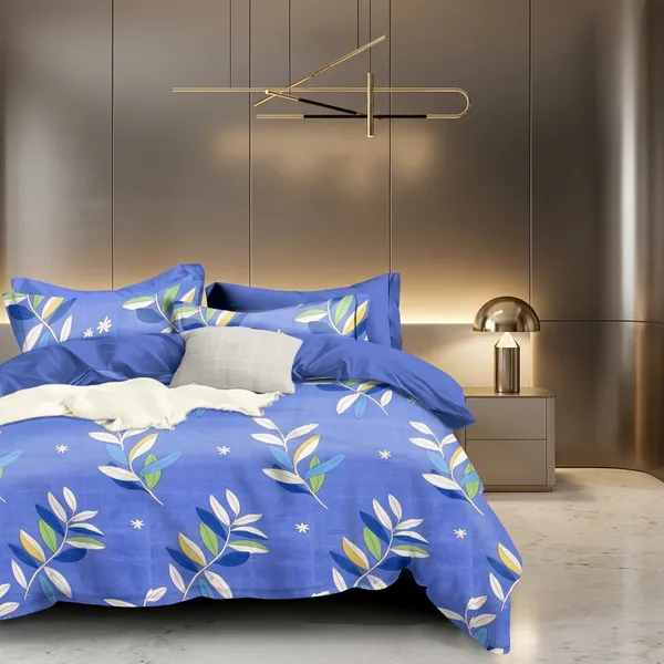 Multicolor_Cotton_Bedsheet_With_Pillow_Cover_For_Home