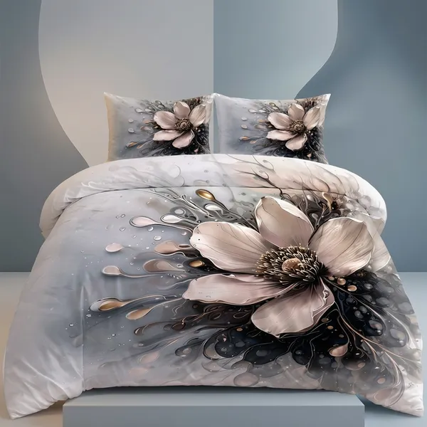 Multicolor_Glace_Cotton_Bedsheet_With_Pillow_Cover_For_Home