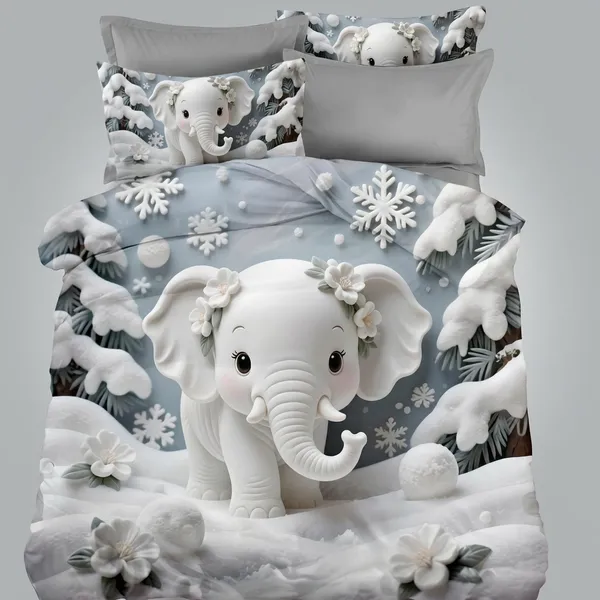Multicolor_Glace_Cotton_Bedsheet_With_Pillow_Cover_For_Home