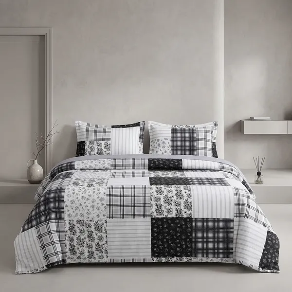 Multicolor_Cotton_Bedsheet_With_Pillow_Cover_For_Home