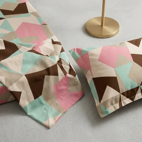 Multicolor_Cotton_Bedsheet_With_Pillow_Cover_For_Home