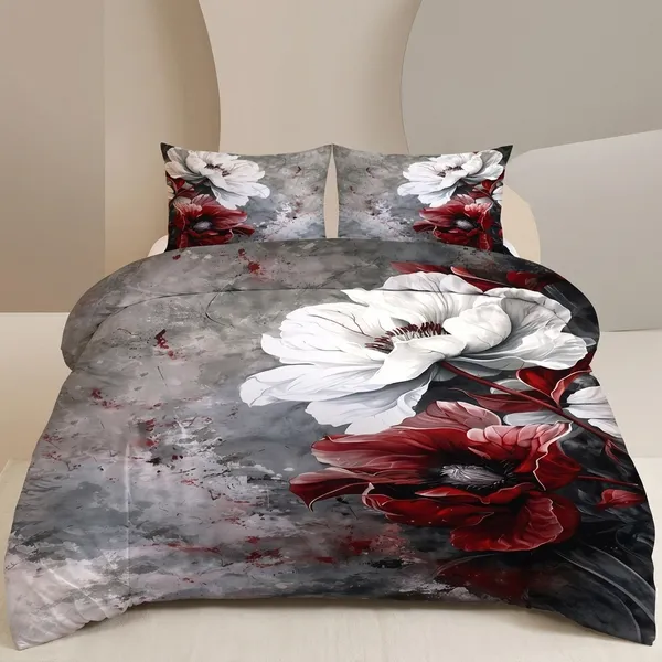 Multicolor_Glace_Cotton_Bedsheet_With_Pillow_Cover_For_Home