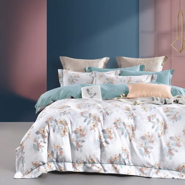White_Cotton_Mix_Bedsheet_With_Pillow_Cover_For_Home