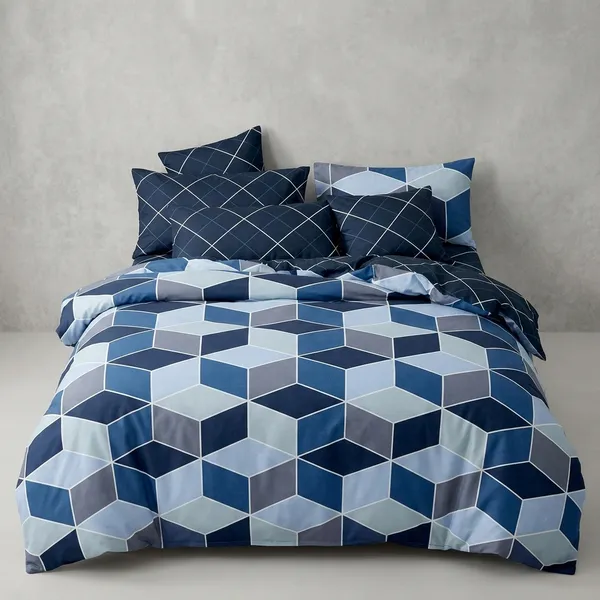 Multicolor_Cotton_Bedsheet_With_Pillow_Cover_For_Home