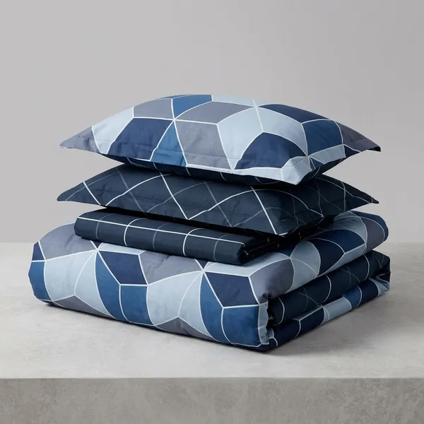Multicolor_Cotton_Bedsheet_With_Pillow_Cover_For_Home