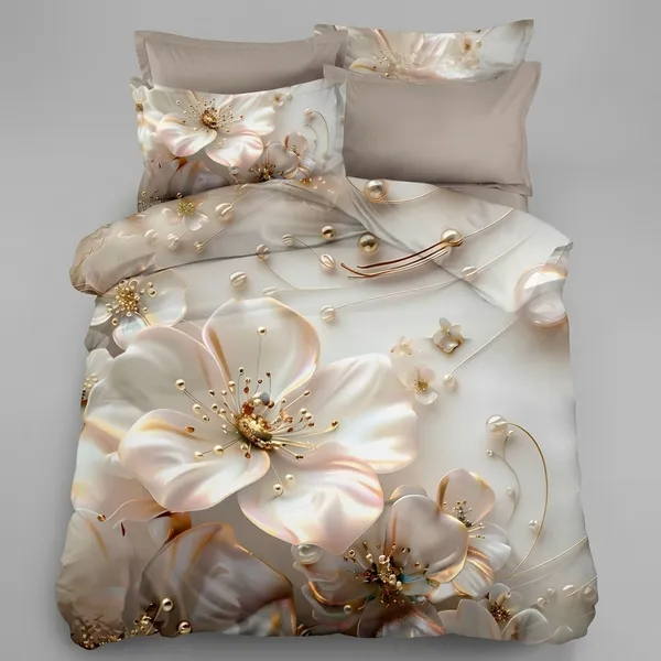 Multicolor_Cotton_Bedsheet_With_Pillow_Cover_For_Home