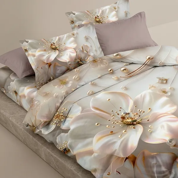 Multicolor_Cotton_Bedsheet_With_Pillow_Cover_For_Home