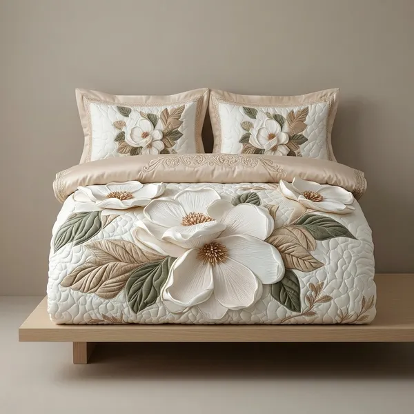 Multicolor_Glace_Cotton_Bedsheet_With_Pillow_Cover_For_Home