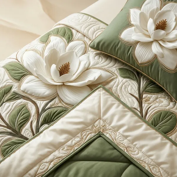 Multicolor_Glace_Cotton_Bedsheet_With_Pillow_Cover_For_Home