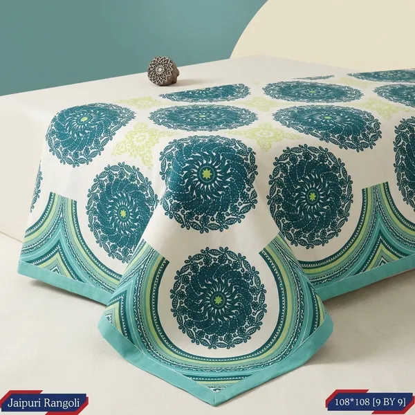 Multicolor_Cotton_Bedsheet_With_Pillow_Cover_For_Home