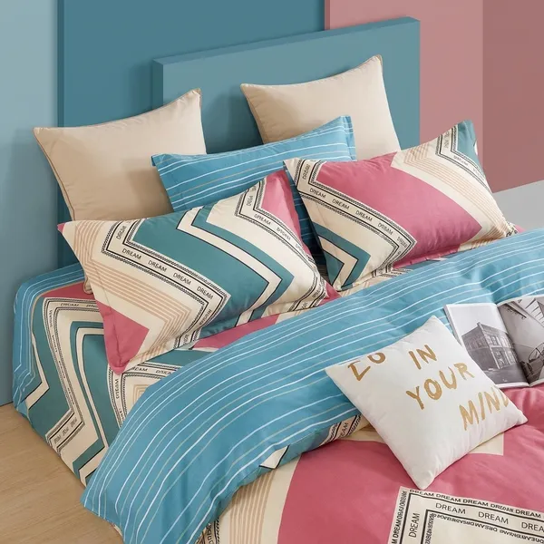 Multicolor_Cotton_Bedsheet_With_Pillow_Cover_For_Home