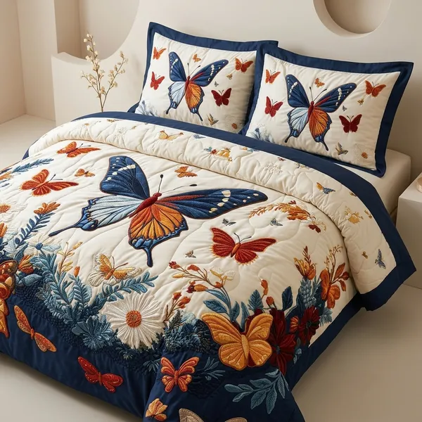 Multicolor_Glace_Cotton_Bedsheet_With_Pillow_Cover_For_Home