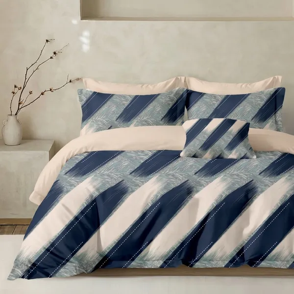 Multicolor_Cotton_Bedsheet_With_Pillow_Cover_For_Home
