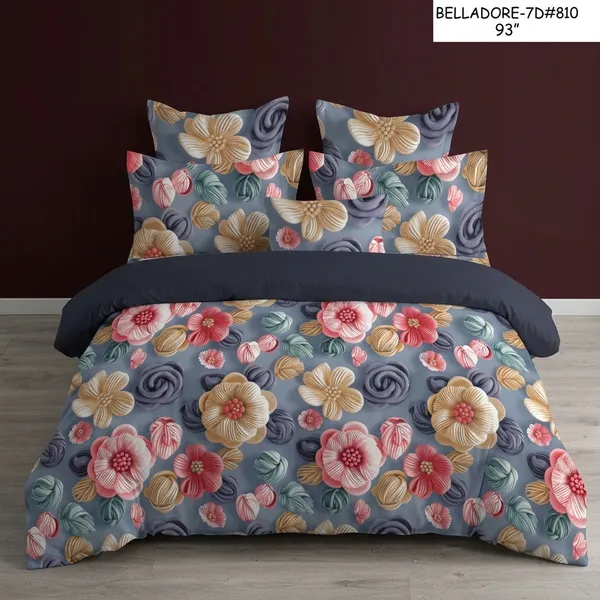 Multicolor_Cotton_Bedsheet_With_Pillow_Cover_For_Home