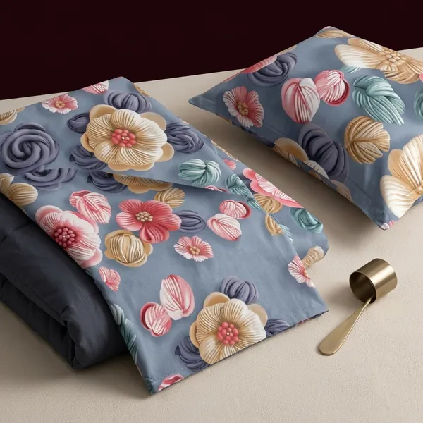 Multicolor_Cotton_Bedsheet_With_Pillow_Cover_For_Home