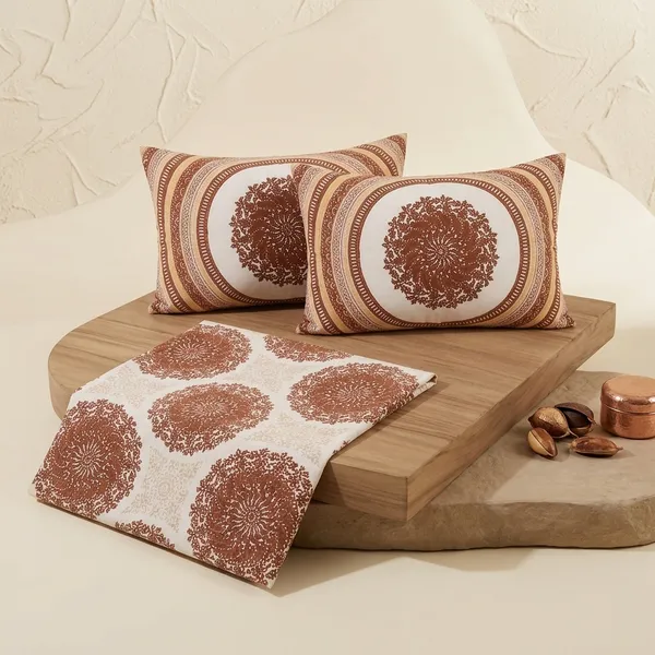 Multicolor_Cotton_Bedsheet_With_Pillow_Cover_For_Home
