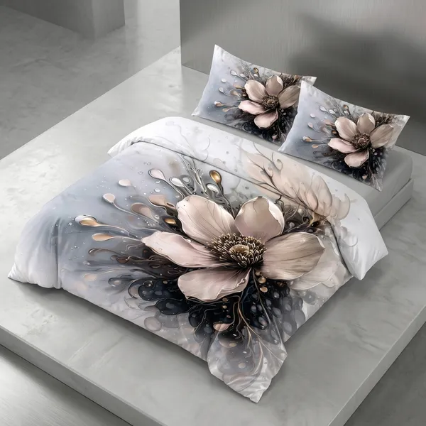 Multicolor_Glace_Cotton_Bedsheet_With_Pillow_Cover_For_Home