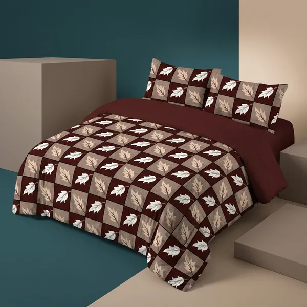 Multicolor_Cotton_Bedsheet_With_Pillow_Cover_For_Home