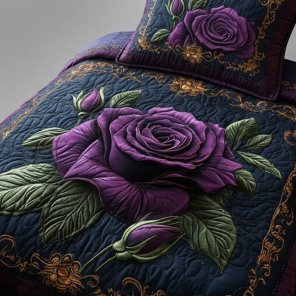 Multicolor_Cotton_Bedsheet_With_Pillow_Cover_For_Home