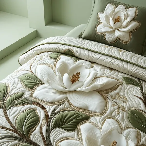 Multicolor_Glace_Cotton_Bedsheet_With_Pillow_Cover_For_Home
