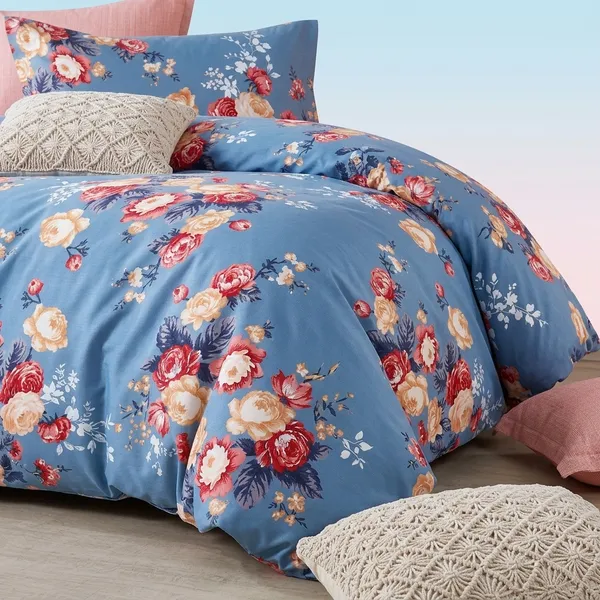 Multicolor_Cotton_Bedsheet_With_Pillow_Cover_For_Home