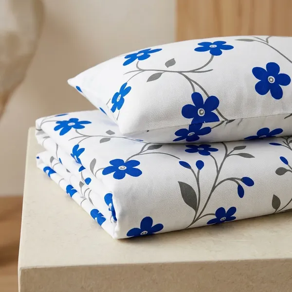 Multicolor_Cotton_Bedsheet_With_Pillow_Cover_For_Home